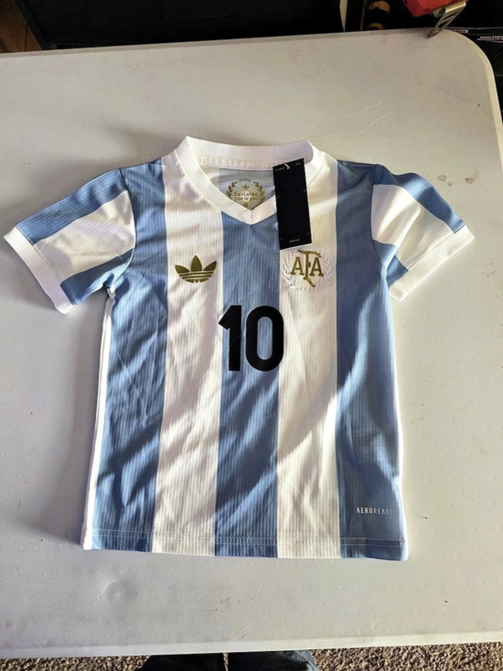 adidas Argentina Messi #10 jersey Boys 18 NWT